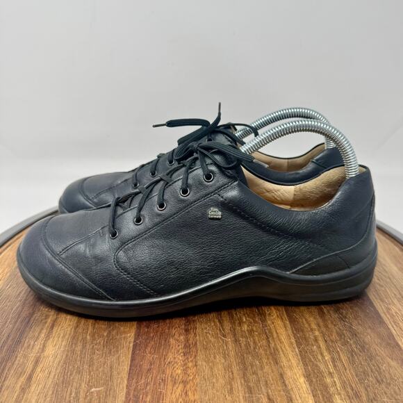 Finn Comfort Shoes Black Leather Hanoi Oxfords Women's Size EU 41/US 10-10.5 - Picture 3 of 11